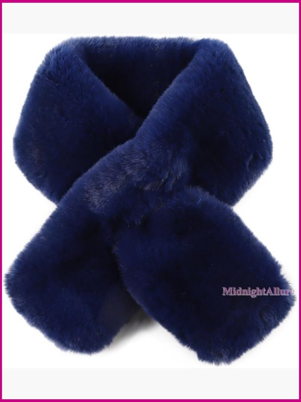 Faux Fur Collar Scarf Winter Neck Warmer One Size Polyester
